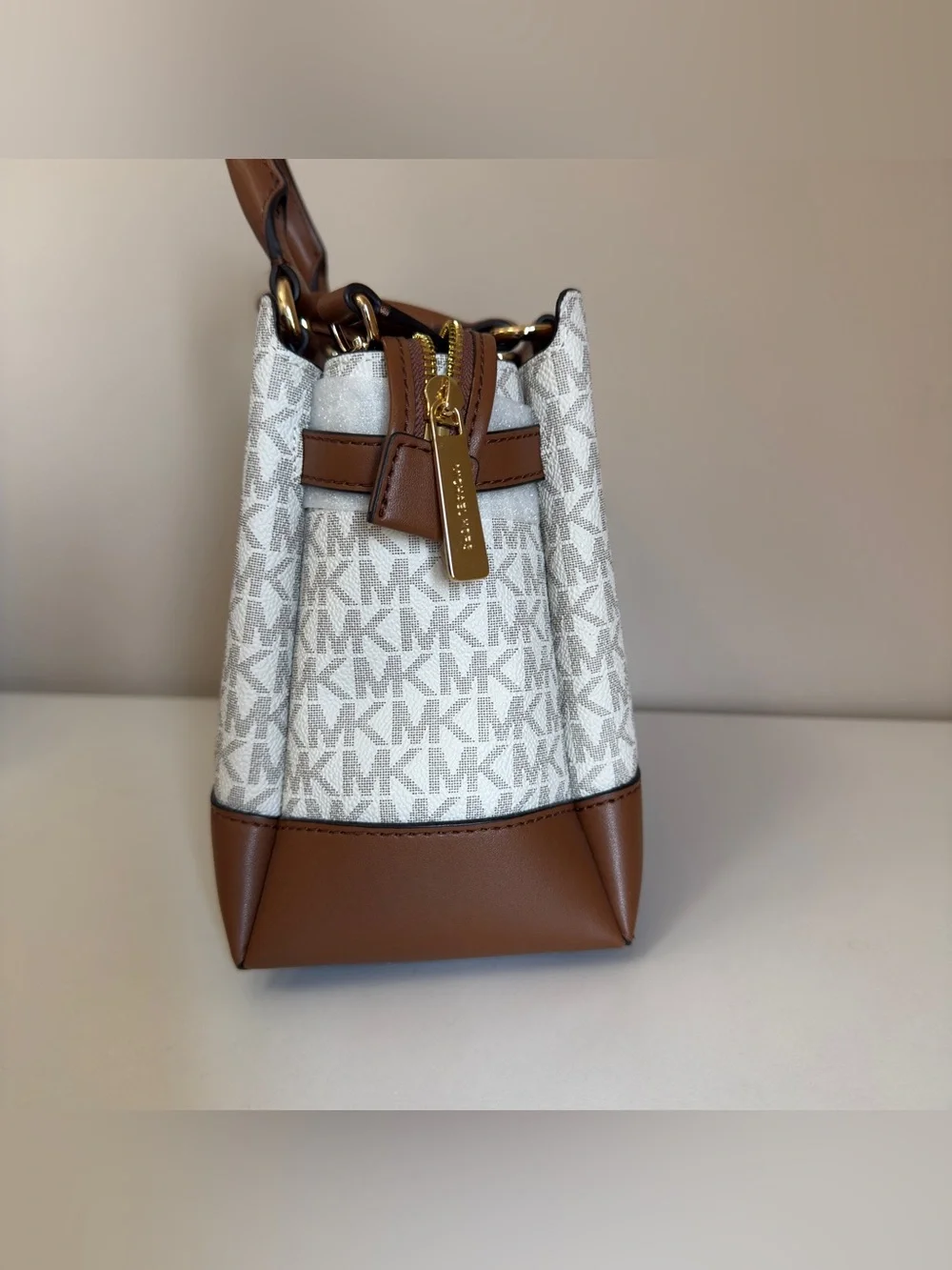 Michael Kors REED SM CZ BELTED STCHL
